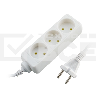 Бытовой удлинитель СТАРТ С/У S 3x3 --20dg