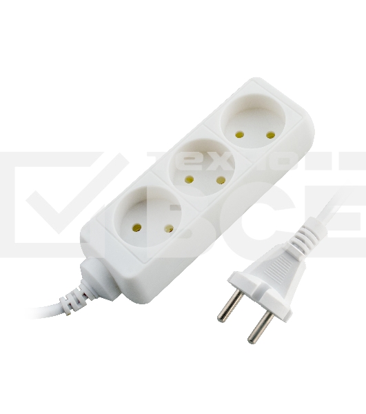 Бытовой удлинитель СТАРТ С/У S 3x3 --20dg