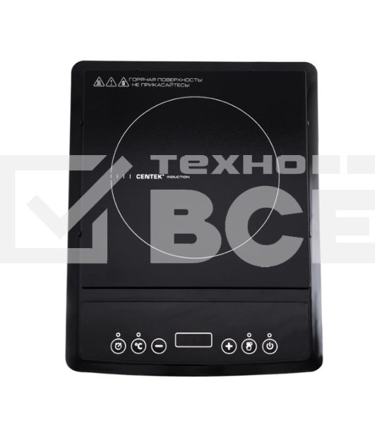Плитка индукционная Centek CT-1518 <2000Вт> 8 настроек мощности, LED-дисплей, таймер