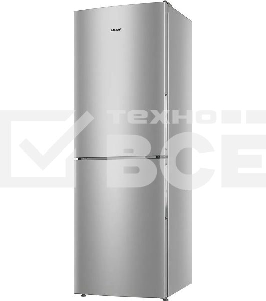 Холодильник Atlant ХМ-4619-181 серебристый двухкамерный 182/119л морозилка снизу