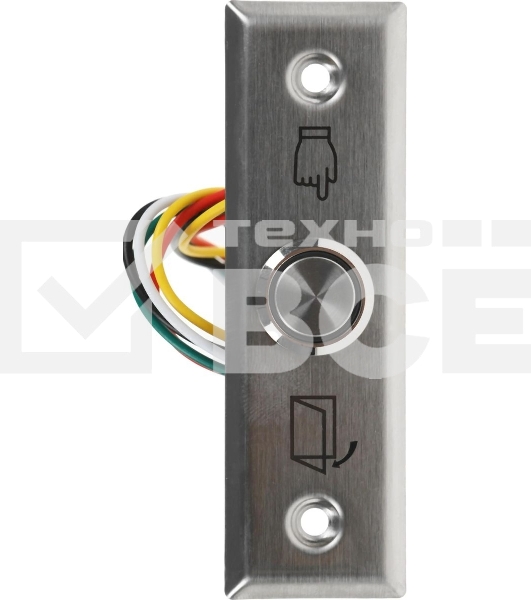 Кнопка выхода Tantos TDE-02 Light (00-00017678) серебристый