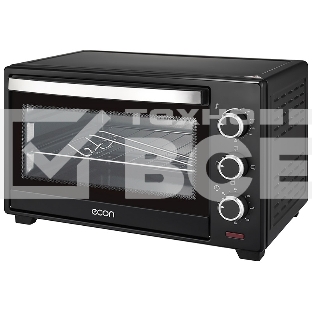 Мини-печь ECON ECO-2002MO 20 л, 1280 Вт, черный