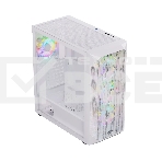 Компьютерный корпус ABR Quantum White  (1*USB Type-C, 2*USB 2.0, HD Audio, 4xRGB Fan, ATX, E-ATX), фото4