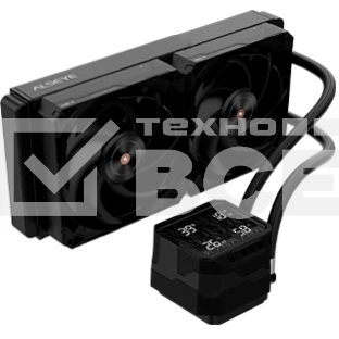 Жидкостная система охлаждения ALSEYE CPU COOLER AS.02.11.0015 Q240 Plus черный 120мм алюминий+медь 3000 rpm 45db 4-pin 270W