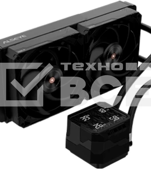 Жидкостная система охлаждения ALSEYE CPU COOLER AS.02.11.0015 Q240 Plus черный 120мм алюминий+медь 3000 rpm 45db 4-pin 270W