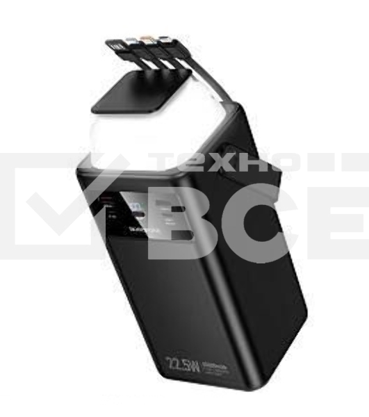 Внешний аккумулятор BOROFONE (6941991122057) BJ65B 80000mAh 2USB+1Type-C+1Lightning 2.0A 22.5W PD20W, черный