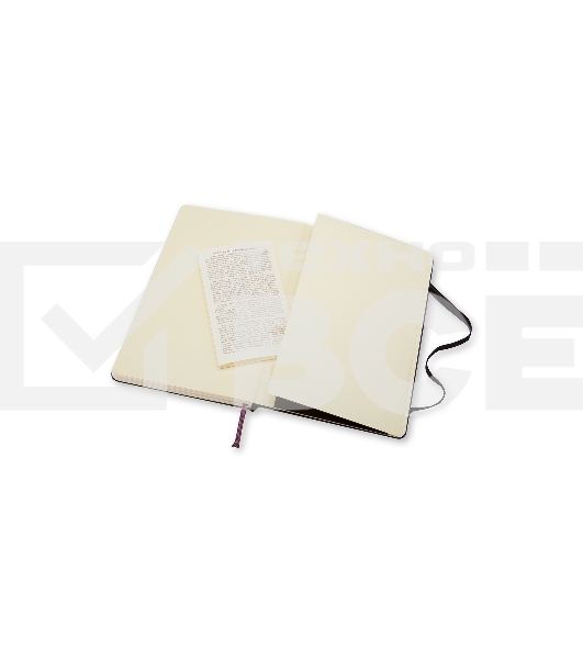 Блокнот Moleskine CLASSIC QP061 Large 130х210 мм, 240 страниц, клетка, твердая обложка, черный