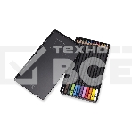 Карандаши цветные Moleskine WATERCOLOUR EW7P12COLA, акварельные, 12 цветов, металлическая коробка, фото4