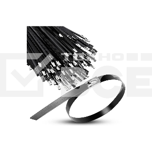 Хомут кабельный TOKOV ELECTRIC 7.9х400 сталь ANSI 304 с покрытием