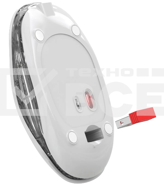 Мышь беспроводная Defender Calessa MB-252 белый, 3200 dpi, радиоканал, Bluetooth, USB, кнопки - 4