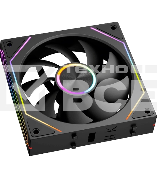 Вентилятор для корпуса PcCooler F3 X120 BK ARGb 120х120x25 черный 4-pin 28.4дБ (F3X120-BKAC012-GL) Ret