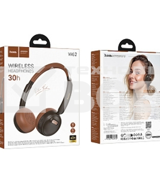 Беспроводные наушники HOCO (6942007648134) W62 Brown