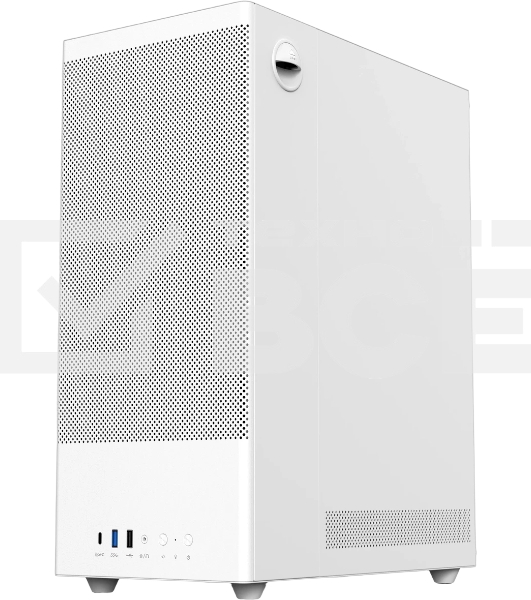 Компьютерный корпус ACD Citadel 108W ATX, Type-C + 2XUSB ports + HD audio combo, Mesh, TG, белый