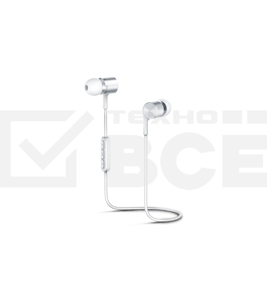 Беспроводные внутриканальные наушники OLMIO BTE-05, Bluetooth, белые