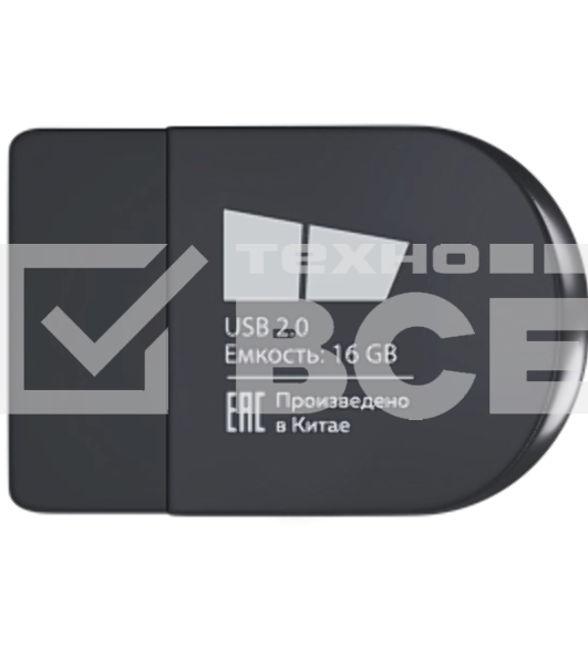 Флешка USB More Choice (4610196404900) MF16-2 - черный