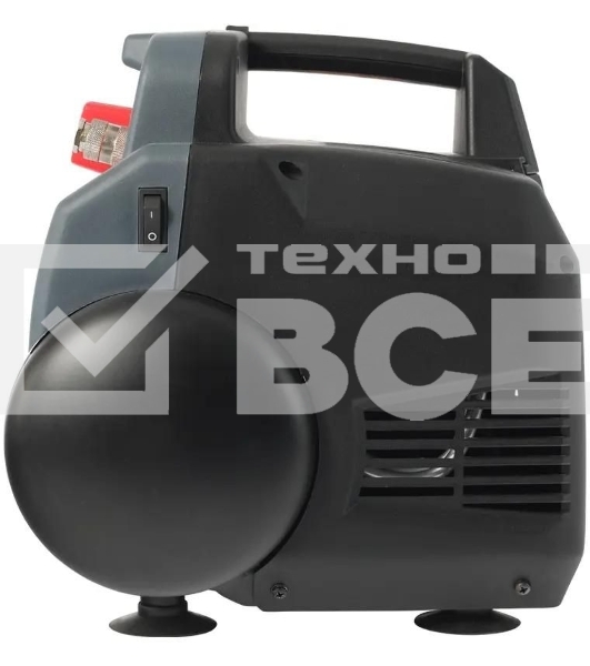 Компрессор поршневой Patriot WO 6-180 безмасляный 180л/мин 6л 1100Вт черный/оранжевый