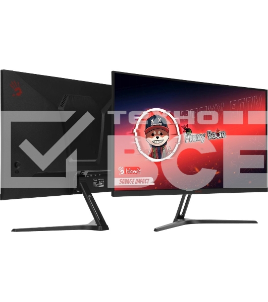 Монитор 27' Bloody MN270F IPS 1920x1080, 180 Гц, 1 мс, 16:9, 300 кд/м², 2xHDMI, 1xDP, 1x3.5 мм, черный