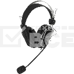 Гарнитура проводная A4Tech HS-50, черный/серебристый, фото 1