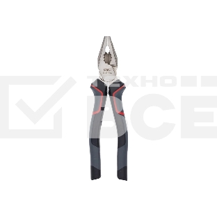Комбинированные плоскогубцы Deli DL0004 180 мм, Cr-V, эксцентриковый шарнир, антикоррозийное покрытие, трехкомпонентная прорезиненная рукоять