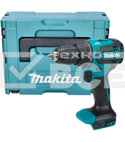 Дрель-шуруповерт Makita DHP490SF1J аккум. патрон:быстрозажимной