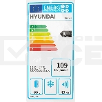 Холодильник Hyundai CO1002 белый однокамерный 65л, ручная разморозка, фото2