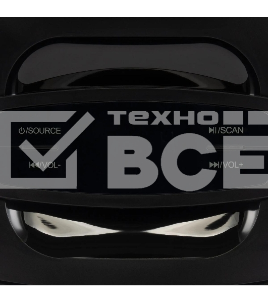 Микросистема Hyundai H-MS1404 черный 30Вт FM USB BT SD