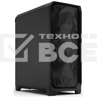 Корпус Fractal Design Meshify 3 Black Solid, Midi-Tower, чёрный, 3 x 140 мм