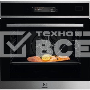 Духовой шкаф Электрический Electrolux EOC9P31WX черный/серебристый
