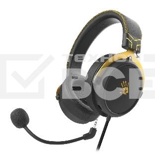 Наушники с микрофоном A4Tech Bloody M590i желтый/серый 1м мониторные USB оголовье
