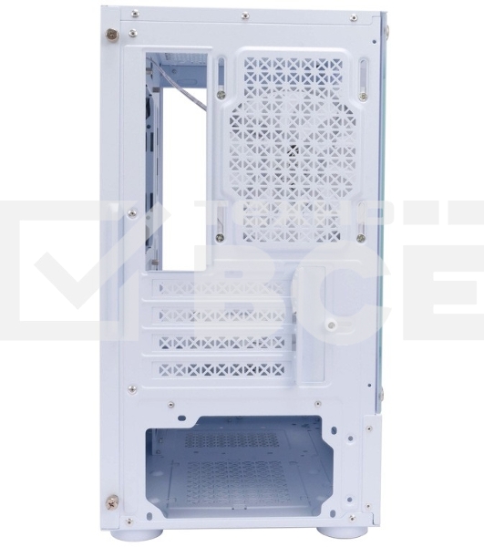 Компьютерный корпус 1STPLAYER MIKU Mi2-A White / mATX / 3x120mm LED fans / Mi2-A-WH-2F1R-W-1F1-W
