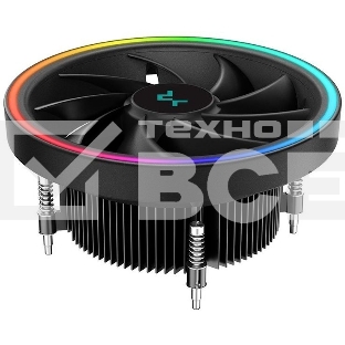 Кулер для процессора DEEPCOOL UL551 черный, 136 мм, алюминий, 1800 об/мин, 26.8 дБ, 4 pin, 95 Вт, 71 мм