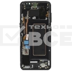 Дисплея для Samsung Galaxy S22 Ultra SM-S908B в сборе с тачскрином ServicePack, черный (GH82-27488A), фото2