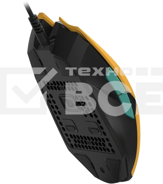 Мышь проводная A4Tech Bloody W63 Max Renegade желтый, 12000 dpi, USB, кнопки - 7