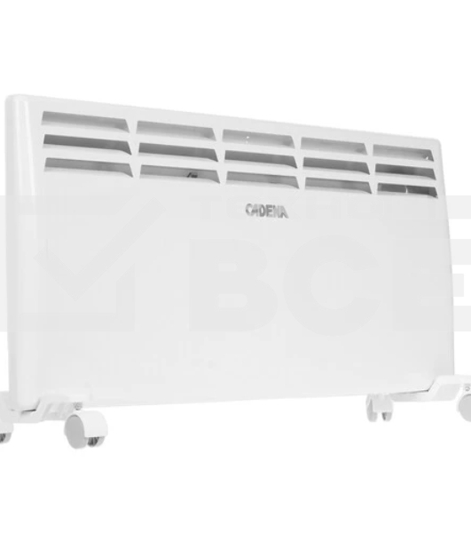 Конвектор Cadena HTR-2000-X белый, 2000 Вт, 25 м2, термостат