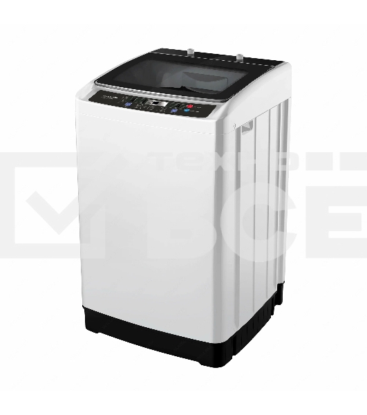 Стиральная машина Willmark WMA-1072GW (автомат,10кг,8прог.,верт.загр.,стекл.крышка,2 нал. отв.,бел)