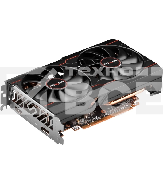 Видеокарта Sapphire RX6500XT Gaming OC Pulse 11314-07-20G AMD Radeon RX 6500XT 4Gb 64bit GDDR6 PCI-E 4.0 2685/18000 HDMIx1 DPx1 HDCP Ret