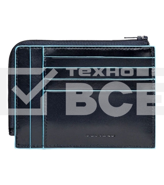Чехол для кредитных карт Piquadro Blue Square PU1243B2R/BLU2 синий натур.кожа