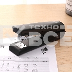 Степлер настольный Deli E0463Black Exceed 24/6 26/6 (25листов) черный 100скоб металл закрытый/открытый коробка, фото7