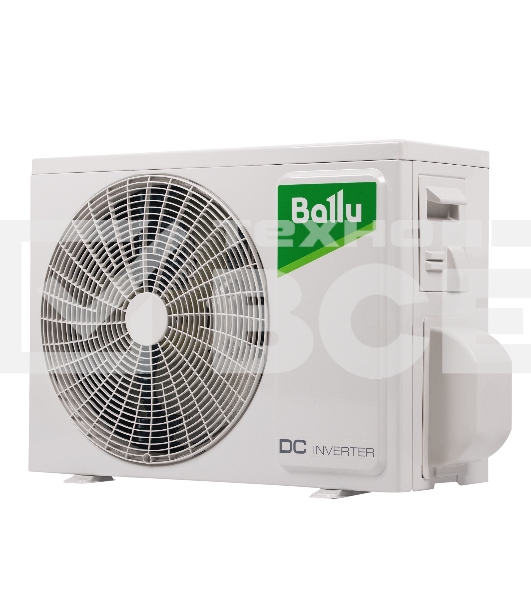 Блок наружный сплит-системы Ballu BSPI/out-13HN8/BL/EU инвертор, 12000 BTU, 35 м², охлаждение, обогрев, осушение