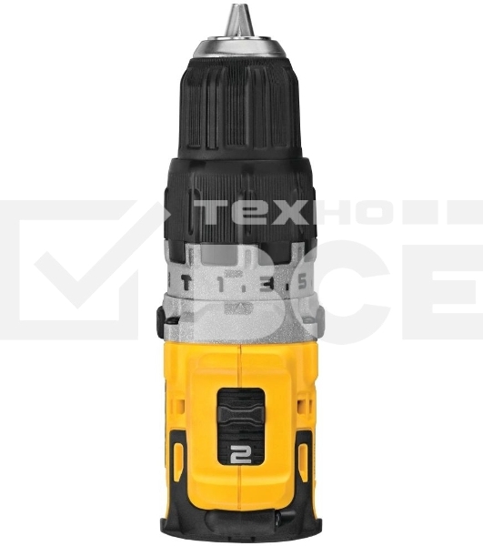 Дрель-шуруповерт DeWalt DCD706D2, Аккумуляторная, 18В, 2 АКБ, Кейс