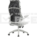 Кресло компьютерное Cactus CS-GMC505-BKGY черный, сиденье серый, сетка/ткань, крестов. пластик, пластик серый, фото10