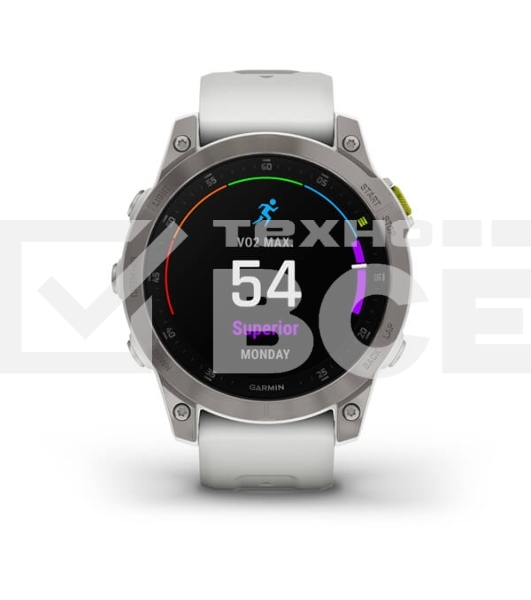 Смарт-часы Garmin Epix (Gen 2) Sapphire титановый белый 47мм