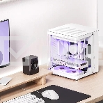Корпус без блока питания JONSBO TK-1, Mini-Tower, TG, no fan, 1xUSB-A 3.2 + 1xUSB-C 3.2, mATX, mITX White, фото32