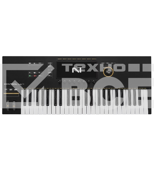 Клавиатура MIDI [29849] Native Instruments [Kontrol S49 Mk3] 49 клавиш, полувзвешенные,чувствительны к скорости нажатия с послекасанием, дисплей, 8 энкодеров, колеса высоты тона и модуляции, 4 входа для педалей, MIDI вход/выход