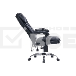 Кресло офисное Cactus CS-CHR-OC02M-BK черный, эко.кожа, крестов. сталь, фото18