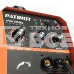 Полуавтомат сварочный инверторный PATRIOT WMA 205MQ MIG/MAG/MMA, полуавтоматическая сварка в среде газа (MIG/MAG) стальной и флюсовой проволокой 0.6/0.8 мм, сварка электродом (MMA) до 4мм, сварочный ток в режиме MIG: 40-200А; сварочный ток в режиме MMA: 4, фото6