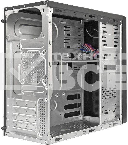 Компьютерный корпус Minitower ExeGate EX299312RUS MA-373X-UNS500 (mATX, БП UNS500 с вент. 12см, 2*USB, аудио, черный)