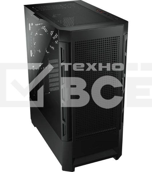 Компьютерный корпус Cougar Airface, 1x120мм Fan, без БП, черный, ATX