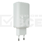 Сетевое зарядное  устройство MORE CHOICE NC79a 1USB+2Type-C 3.0A PD 65W быстрая зарядка для Type-C 2м белый, фото2