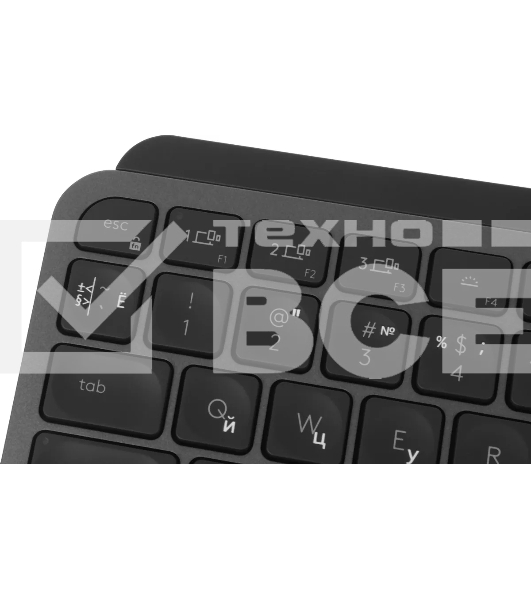 Клавиатура беспроводная Logitech MX Keys Mini темно-серый USB BT/Radio LED (920-010617)